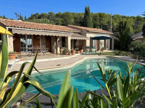 Detached villa with private pool and views